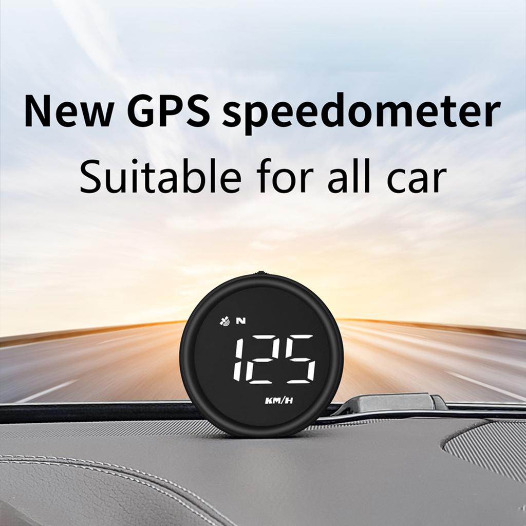 Автомобильный GPS-спидометр со скоростью, предупреждением о превышении скорости, измерением пробега, напоминанием об усталости при вождении для всех транспортных средств