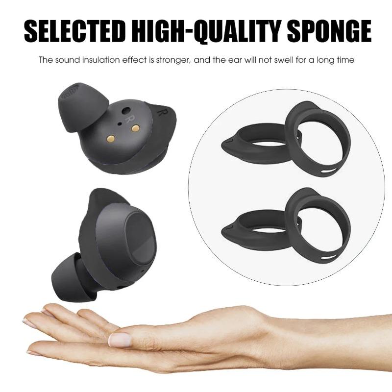 6/3 пары для Samsung Galaxy Buds FE Беспроводные наушники Насадки-крылышки Силиконовые амбушюры Противоскользящие наконечники Ушные крючки для Galaxy Buds FE