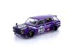 Datsun KAIDO 510 Wagon Carbon Fiber V1 Purple Kaido House 164 Diecast Model Car True Scale Miniature KHMG062
