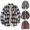 Mens Button Down Shirt Casual Flannel Plaid Slim Fit Long Sleeve Spread Collar Lightweight Tops