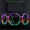 12cm Silent RGB Luminous Chassis Fan - Magic Cube Aurora Computer Cooler