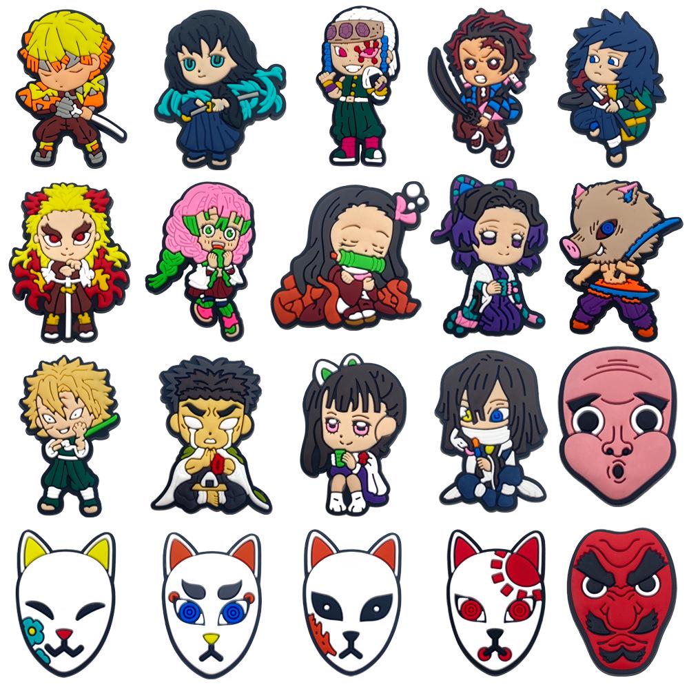 Cartoon Anime Shoe Decoration Buckle Set for Clogs – DIY Accessories