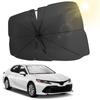 JOYTUTUS Car Sunshade with Curved Umbrella Windshield Sunshade for Dashcam Light Car Size 4405 360° Pattern, N-Van, Spacia, Taft, Every, Compatible,