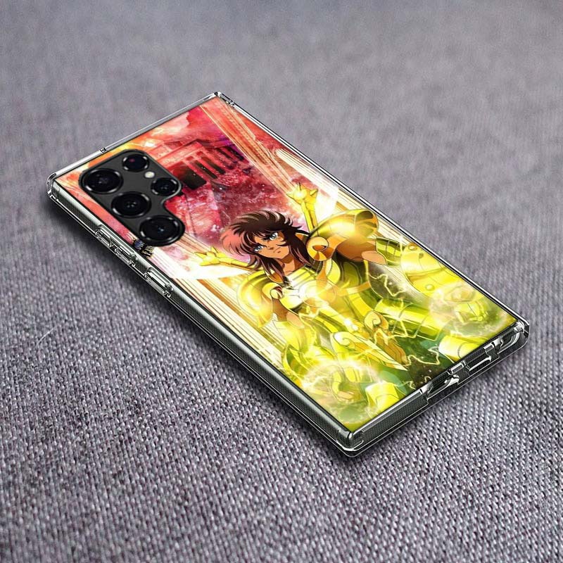 Saint Seiya Knights Of The Zodiac Phone Case For Samsung Galaxy S24 S23 S21 S20 FE S22 S26 Ultra S25 Edge S10 Plus Cover Clear T