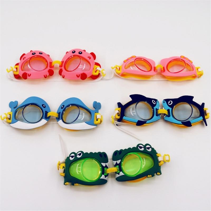 Comfortable Swim Glasses AntiFogs AntiUV Kids Swimming Goggles for Toddlers Kids