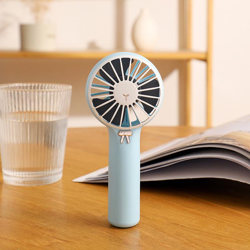 Mini Handheld 3-Speed USB Rechargeable Turbo Fan - Portable, Powerful Outdoor Small Fan