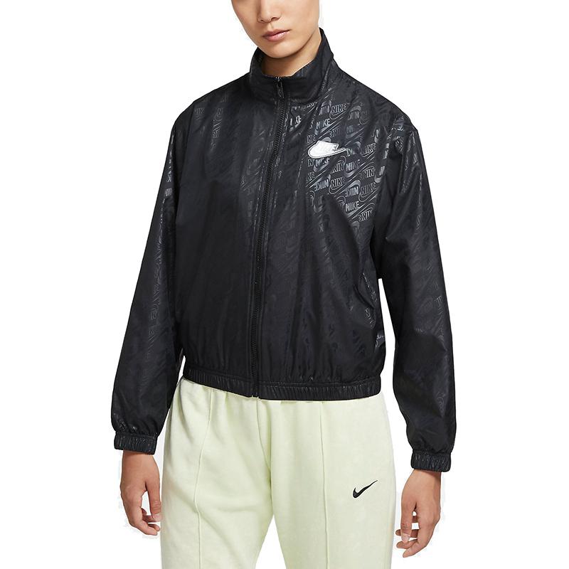 Nike Jackets Women's Black Stand Collar Moderate Other DD5787-010