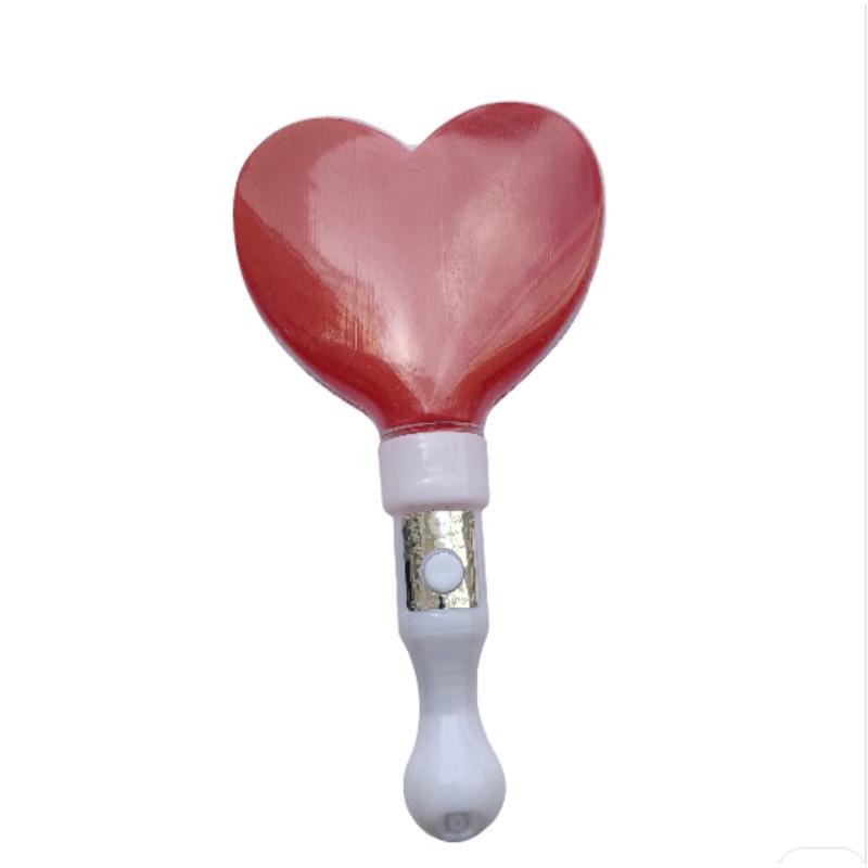 Светящаяся палочка в форме сердца: Светящаяся палочка для чирлидинга Star & Peach с логотипом на заказ.