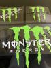 Типовой продукт с печатной отделкой. Прозрачная режущая наклейка Профессиональная Monster Energy Monster Energy