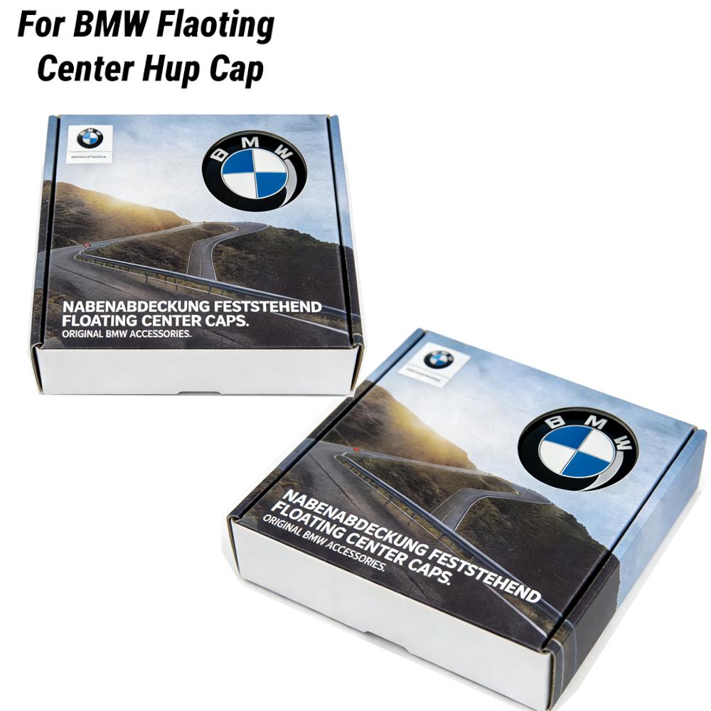For BMW E60 4Pcs mini BMW Logo Floating Wheel Center Caps 68mm Magnetic Levitation Hub Caps Auto replacement Accessory 1/3/5/7 X1 X3 X5 X6