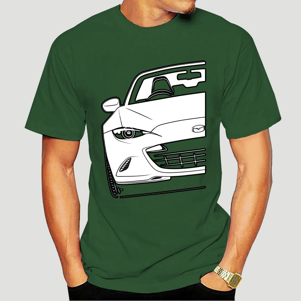 Модная крутая мужская футболка женская смешная футболка Mazda Miata Mx5 Nd Mk4 Футболки Лучший дизайн Индивидуальная печатная футболка 011851 8745X
