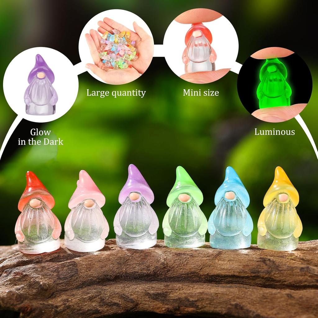 Luminous Easter Dwarf Cuteness Garden Landscaping Diy Decorative Accessories Micro-Landscape Small Ornaments
