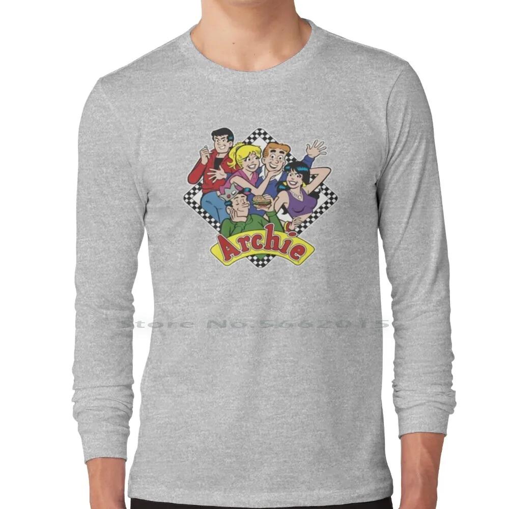 The Archies T Shirt 100% Cotton Archie Veronica Jughead Richie Classic Cartoon Comics Short Long Sleeve Tee Top