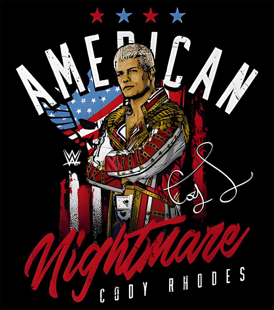 Черная Хлопковая Футболка Коди Роудса Подарок для Фаната Полный Размер Унисекс