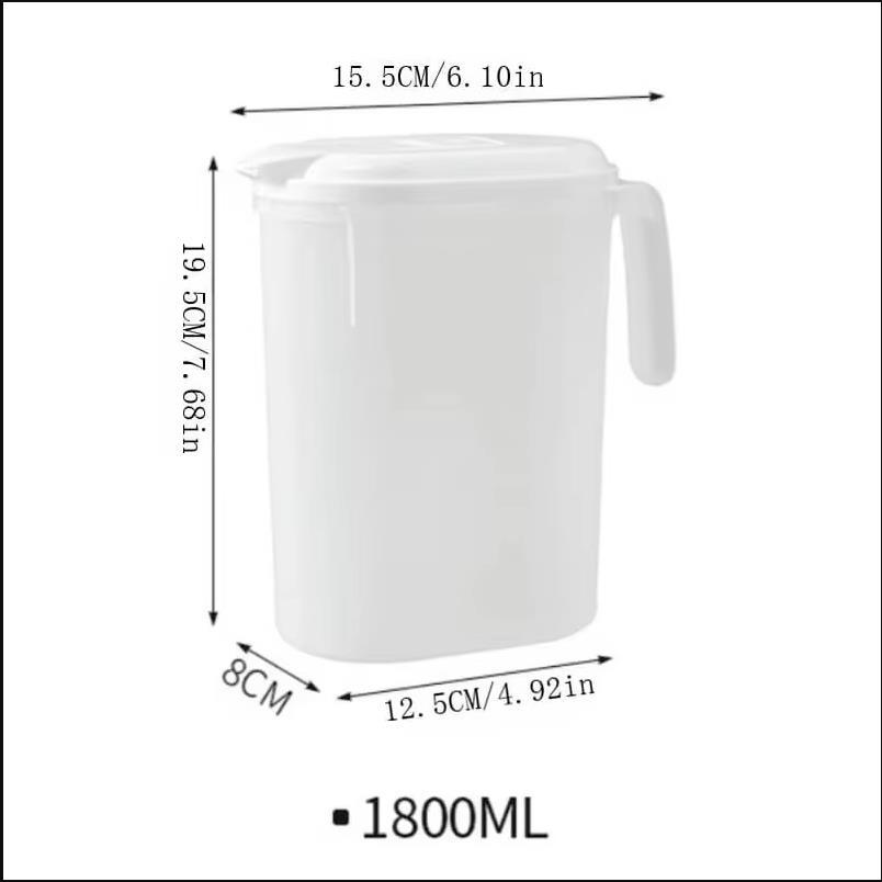 2500 мл чайник для холодной воды бытовой пластиковый прозрачный чайник для фруктового чая белый чайник для кипяченой воды