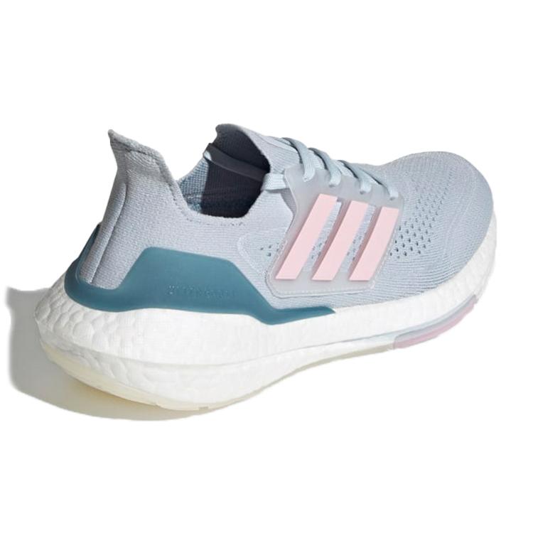 Adidas Womens UltraBoost 21 'Halo Blue Fresh Candy' (women's sizes) Halo Blue / Fresh Candy / Hazy Blue Running Shoes FY0395