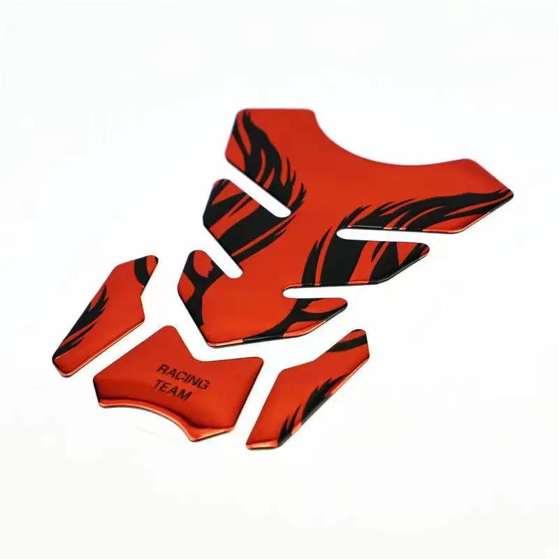 Универсальная наклейка на топливный бак для мотоцикла, накладка на бак из рыбьей кости, защитная накладка на топливный бак, наклейка на крышку мотоцикла, украшение