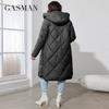 GASMAN 2024 Новые модные парки женские большие размеры повседневные с капюшоном карманы женские пуховики женская верхняя одежда 83390