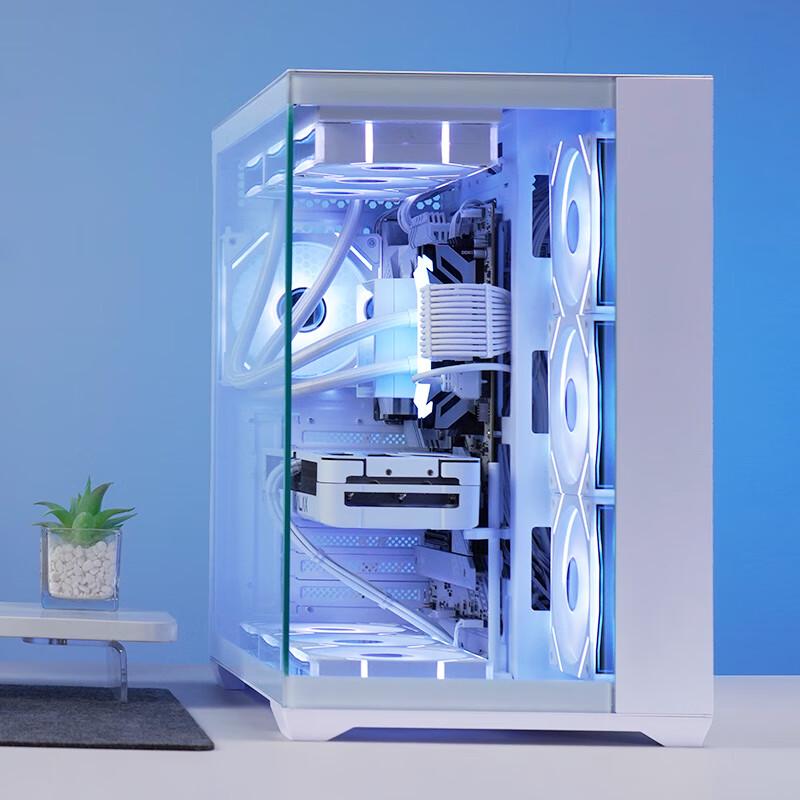 Панорамный корпус для игрового ПК ATX SAMA Q96 с закаленным стеклом
