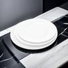 White Ceramic Flat Plates