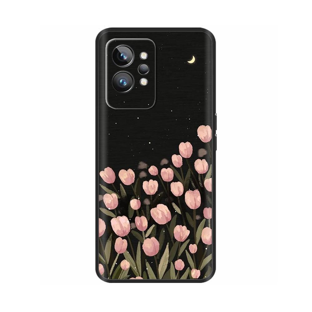 Чехол для Realme GT2 Pro Модный Мягкий ТПУ Расписной Матовый Силиконовый Задняя Крышка Телефона Для Oppo Realme GT 2 Pro Чехлы Для Realme GT2