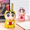 Cute Bixin Crayon Shin Chan Pen Holder Series Office Desk Pen Holder Storage Ornament Creative Commemorative Gift