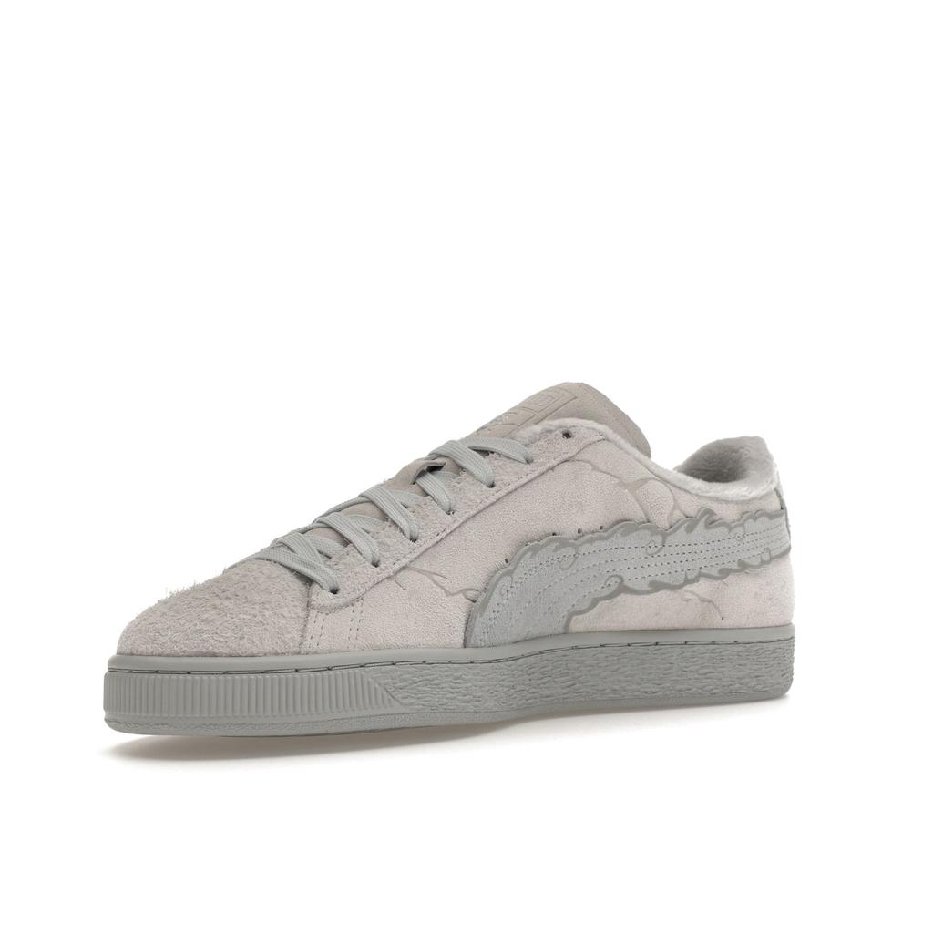 One Piece x Puma Suede Gear 5 Луффи Мужские Кроссовки Серый Пепельно-Серый Платиново-Серый 396524-01