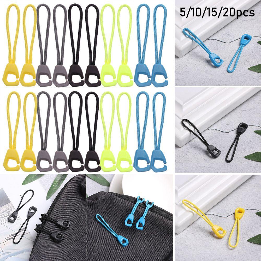 Travel Bags Clip Buckle Outdoor Ends Lock Zips Zip Puller Replacement Cord Rope Pullers Zipper Pull