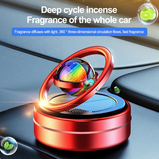 Мини-кинетический обогреватель, портативный кинетический молекулярный обогреватель, центральная консоль, автоматический вращающийся автомобильный освежитель воздуха на солнечной энергии, диффузор масла для гостиной