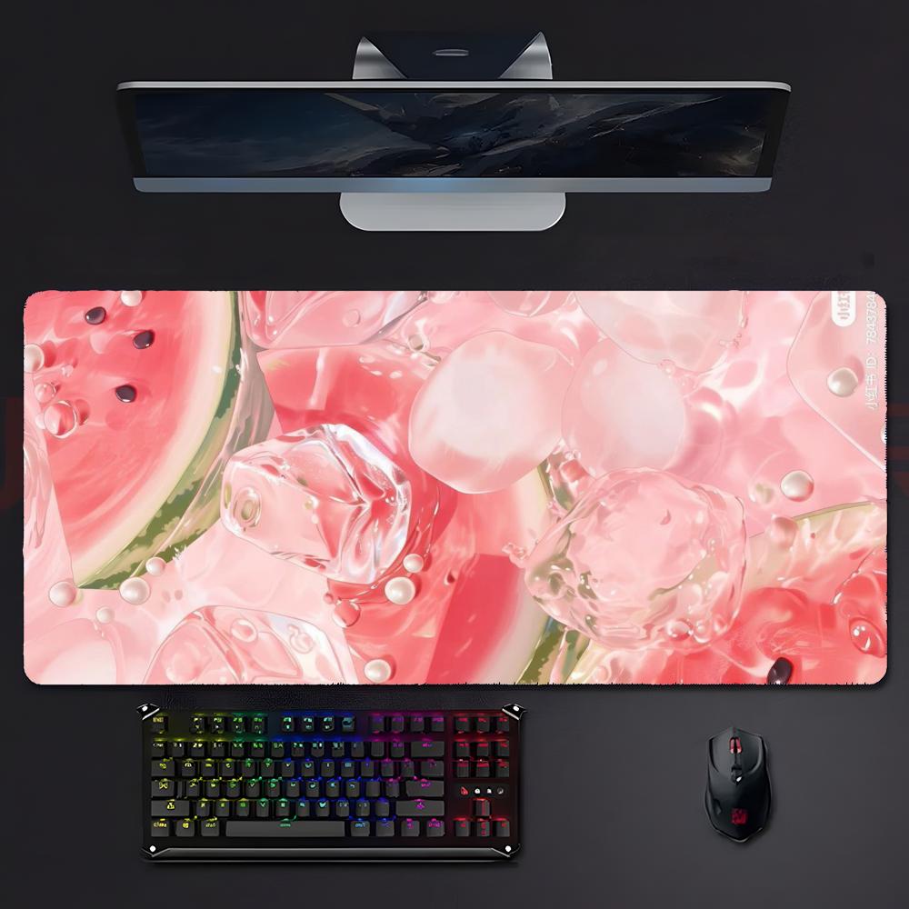 Food Fresh Cchilled Fruit Mouse Pad Mousepad Large Gaming Lockedge Thickened Pc Table Desk Mat