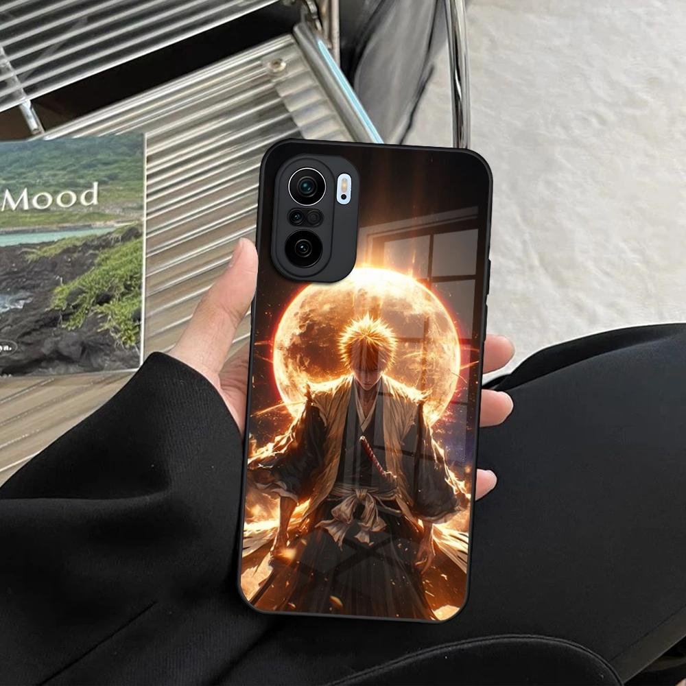Япония B-Bleachs K-Куросаки Ичиго Чехол для телефона для Xiaomi Redmi Note 14 13 12 11 Ultra Pro Lite 5G Закаленное стекло Чехол