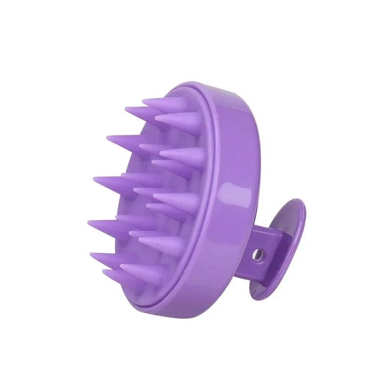 Head Scalp Massage Comb Silicone Shampoo Brush Hair Washing Comb Bath Shower Brush Salon Hairdressing Bath Spa Anti-Dandruff Shampoo Hair Clean Care