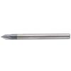 Chamfer End Mill 3 Flute 60 Degrees Milling Cutter Tungsten Steel CNC Carving Polishing Router BitD4 X 60 Degrees