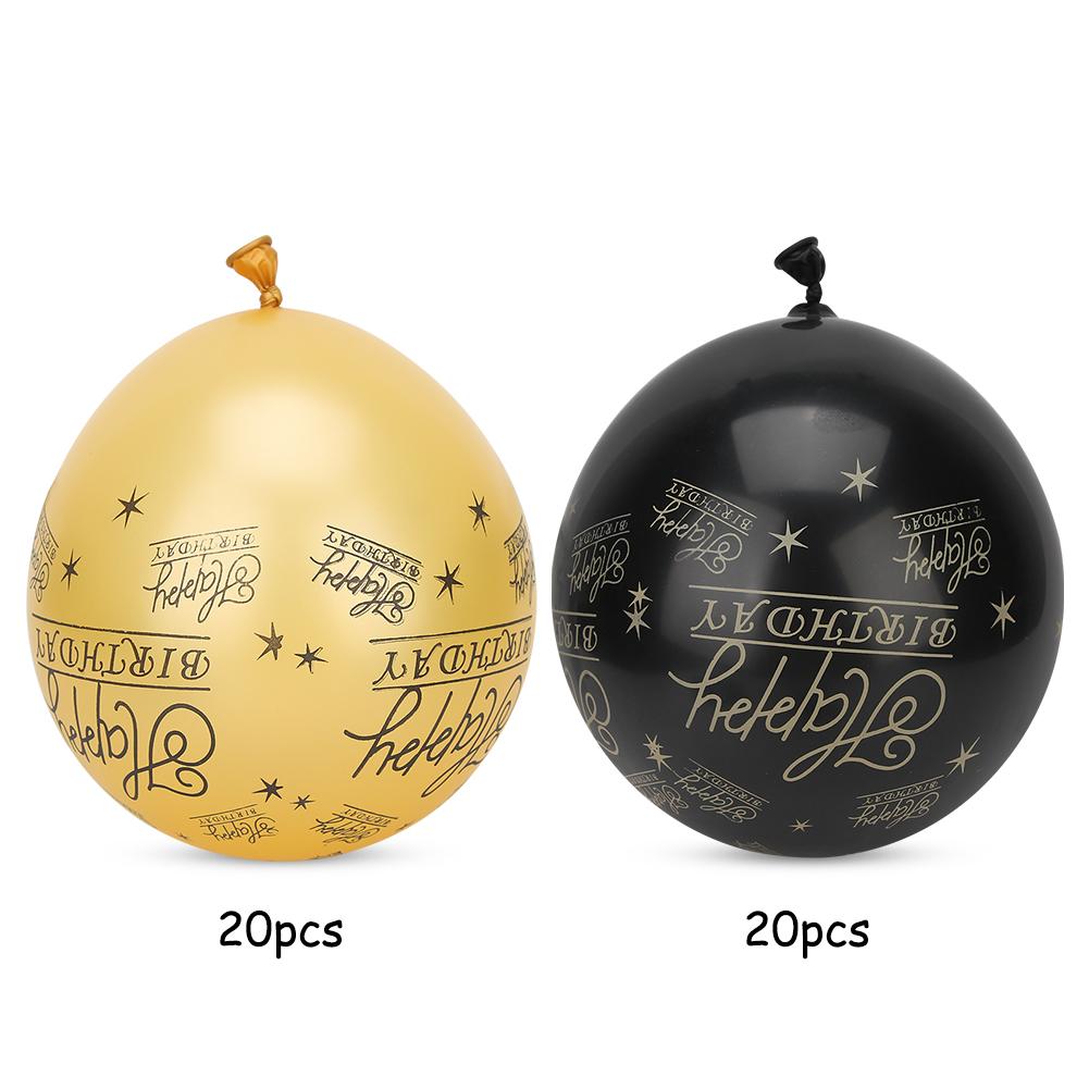 20 шт. латексных шаров с рисунком английских слов для украшения на день рождения, годовщину