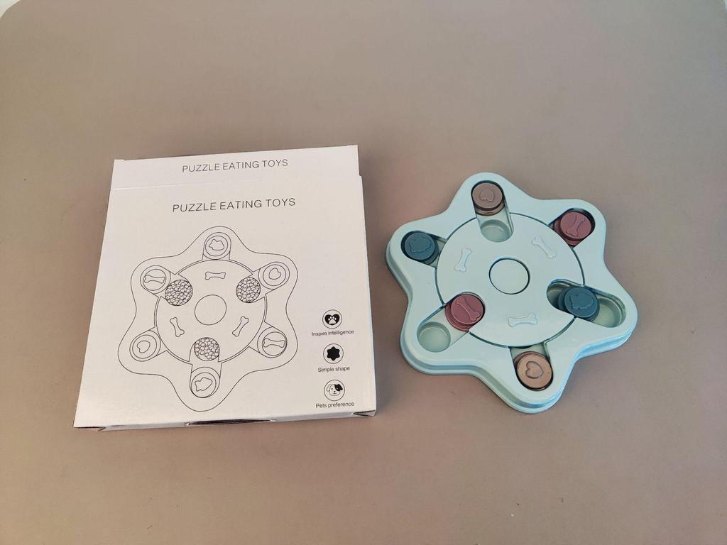 Cross-Border Pet Puzzle & Slow Feeder Bowl: Slow Eating Toy for Dogs & Cats, Snack Dispenser, Boredom Relief