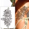 Травяная тату-наклейка Водонепроницаемая Неотражающая Цветок Рука Индивидуальность Стойкая Чувство Старшинства Интернет-знаменитость Временная тату-наклейка