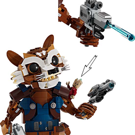 LEGO 76282 Ракета Marvel и малыш Грут