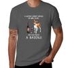 Basenji and wine Funny dog T-Shirt quick drying tops tees mens t shirts pack