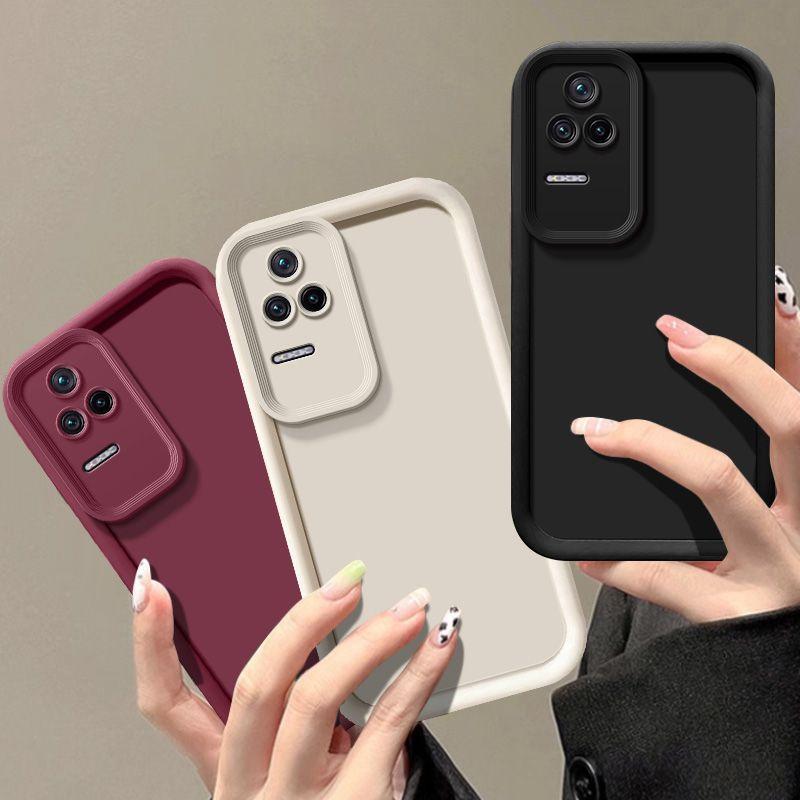 Для чехла Xiaomi Poco F4 Чехол для телефона Xiaomi Poco F4 Предотвращение падений Роскошный матовый мягкий чехол-конфета
