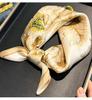 НОВЫЙ 100% Шелковый Шарф Для Женщин Корейский Красный Крупные Цветы Подарок на Фестиваль Резинка для Волос Шейный Платок Лента Весенне-Летние Вечерние Шарфы