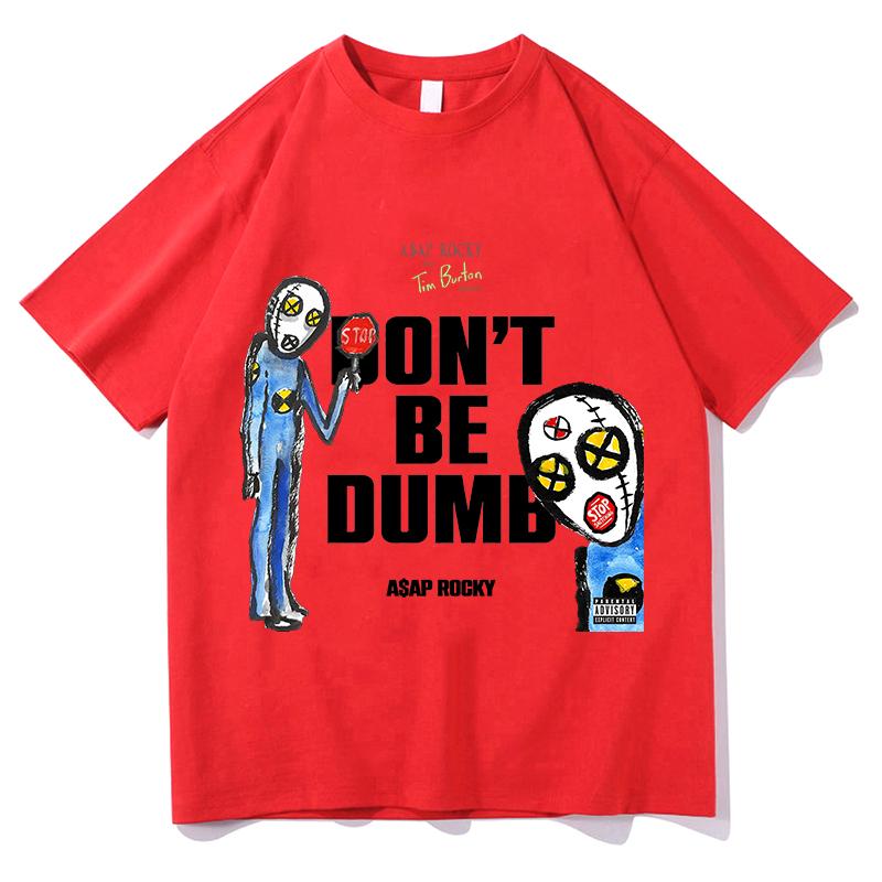 AAP ROCKY Don T Be Dumb Tour 2026 Graphics Print T Shirts High Quality Unisexs Fashion Tshirts Summer Cotton Tees Shirt Fans Gift