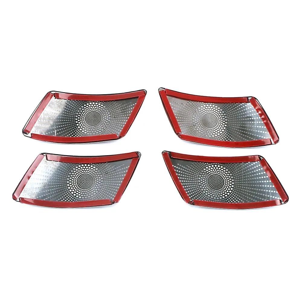 For GWM Great Wall Tank 300 2022 2023 Inner Door Handle Speaker Audio Loudspeaker Cover Trim Interior Accessories Stainless Cap
