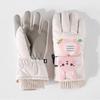 Windproof Children Ski Gloves Waterproof Kids Cycling Gloves Long-sleeved Mittens  Kids Boys Girls