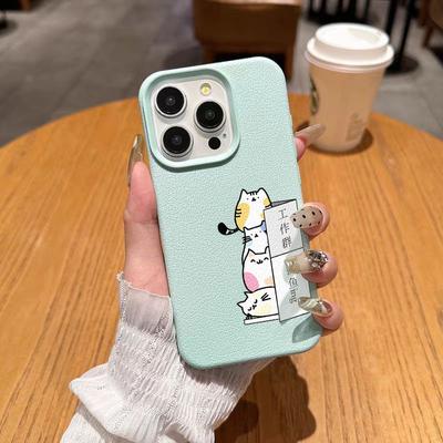 Мультяшные животные, подходящие для Apple 16promax, чехол для мобильного телефона iPhone 15, все включено, 14/13, пары, 12/11