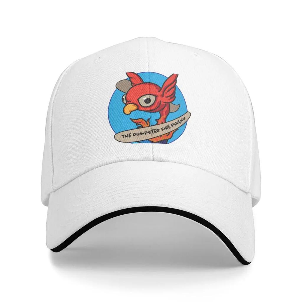 The Dumpster Fire Phoenix Baseball Cap Bobble Hat Beach Outing Cosplay Hood Golf Wear Men Womens