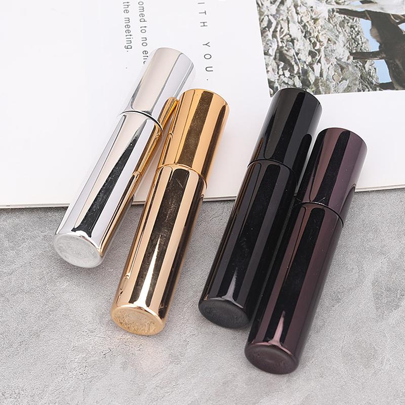 10Ml Portable Uv Glass Refillable Perfume Bottle With Aluminum Atomizer Spray Bottles Sample Empty Containers