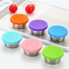 1 комплект, 40 мл чашка для соуса с силиконовой крышкой, хорошая герметичность, герметичный портативный контейнер для пикника и салата, ежедневное использование