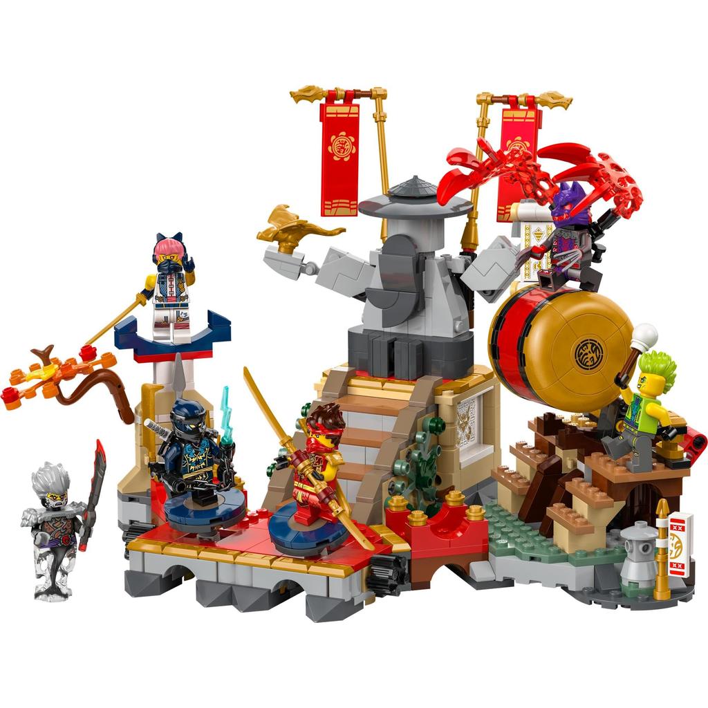 LEGO Ninjago Arena Игрушка Подарок на День Рождения Блок Рождество Мальчики Девочки Дети 7 лет 8 лет 9 лет Ученик начальной школы Боевой робот
