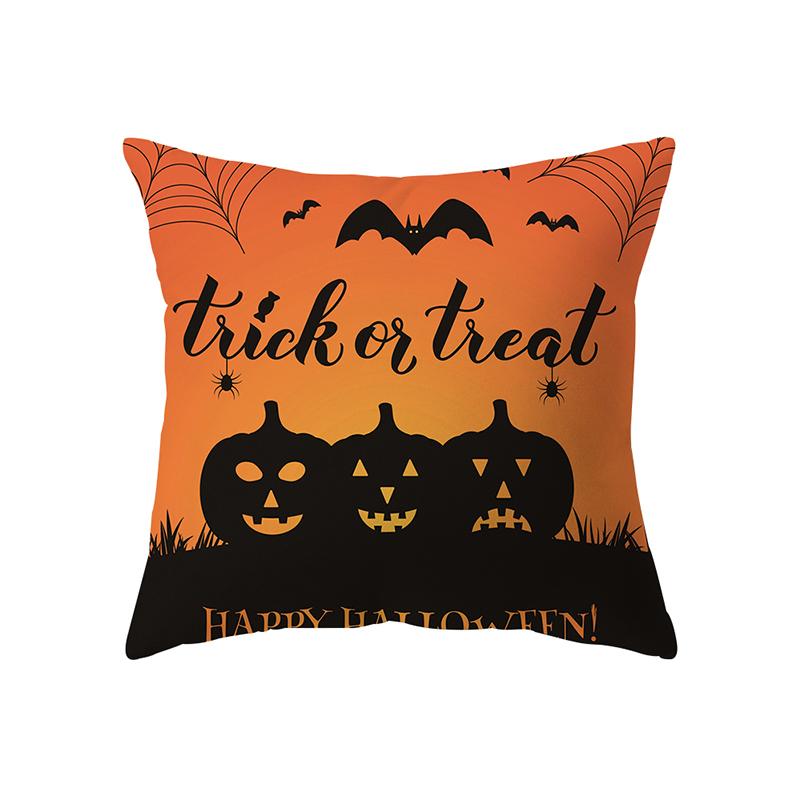 Pumpkin Collection Halloween Theme Pillow Cover Sofa Cushion  Holiday Gift Party Decoration Home Decor