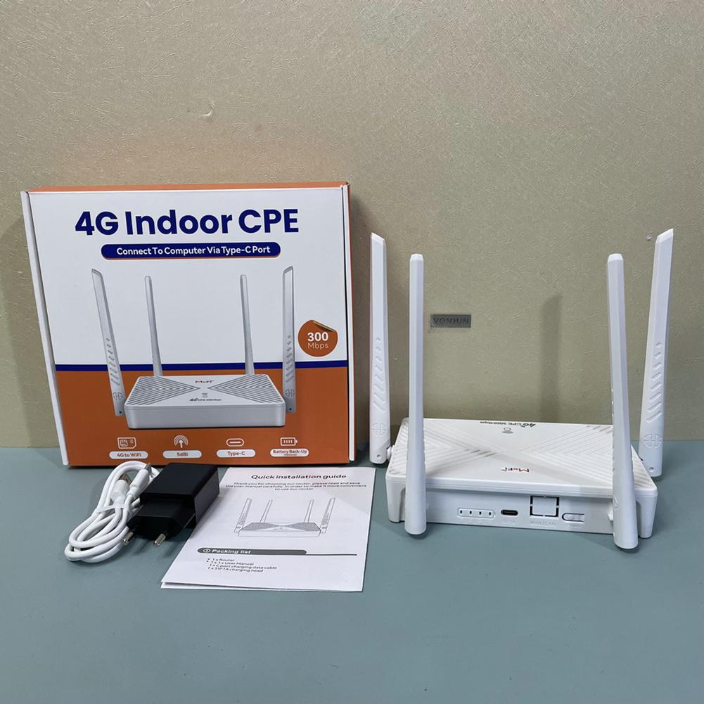 4G Wireless Routers LTE Hotspot with SIM Card Slot 4G LTE Modem Router 300Mbps #